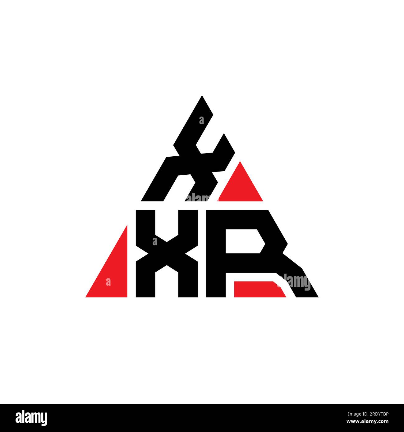 XXR triangle letter logo design with triangle shape. XXR triangle logo ...