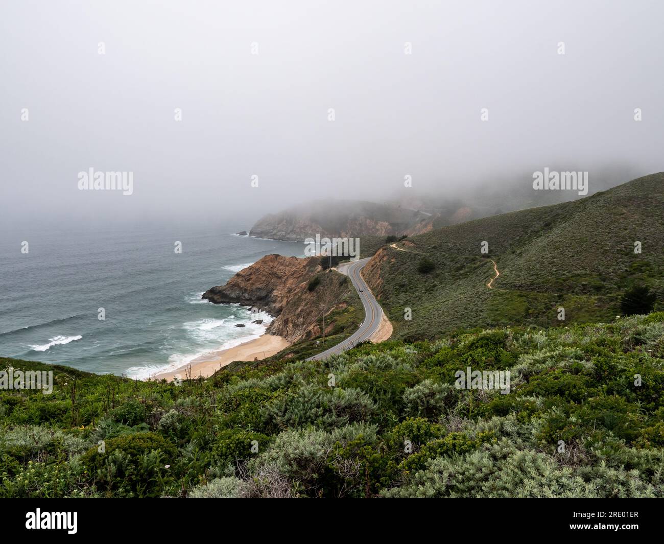 Foggy coastal view hi-res stock photography and images - Alamy