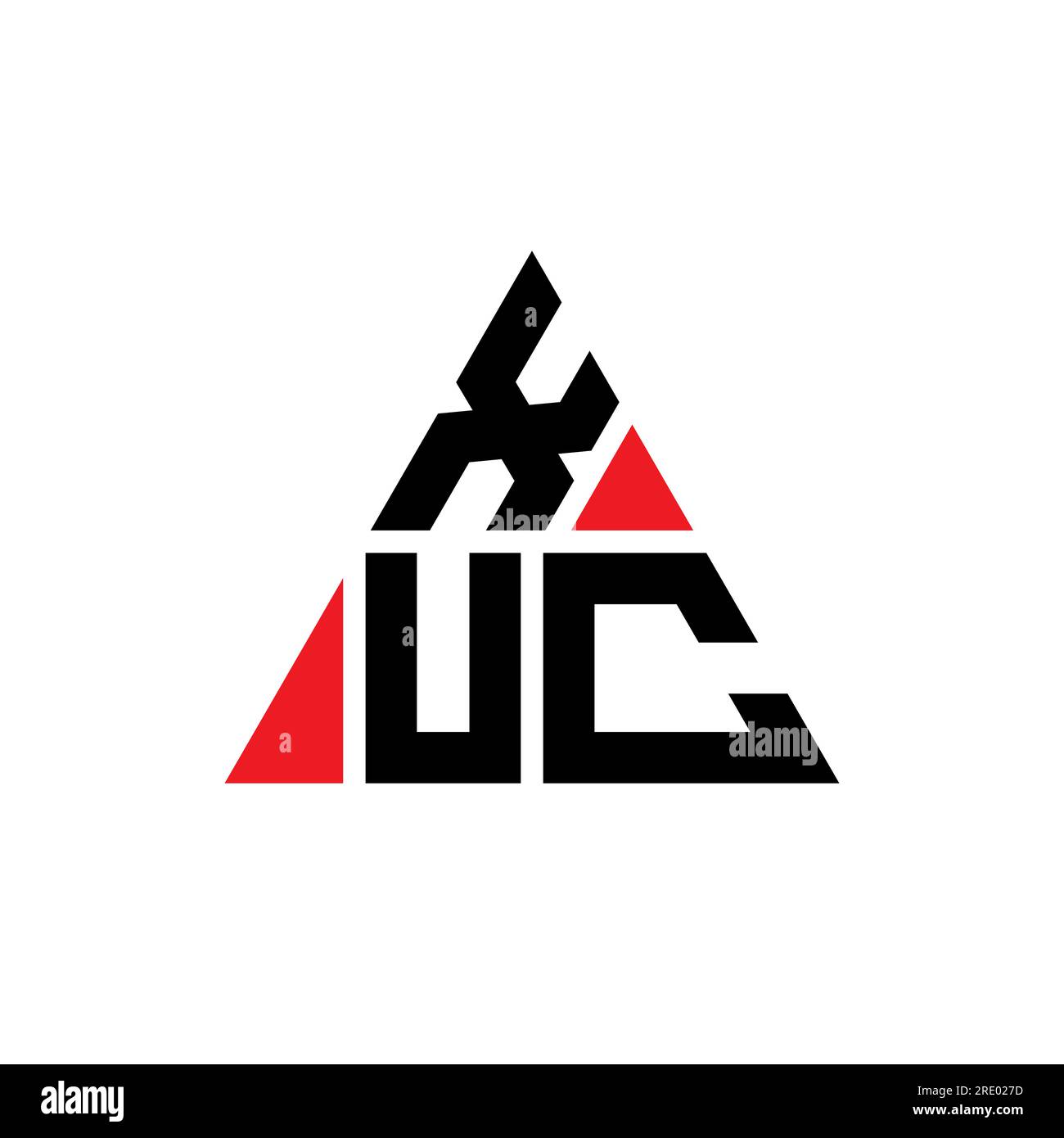 XUC Triangle Letter Logo Design With Triangle Shape XUC Triangle Logo xuc-triangle-letter-logo-design-with-triangle-shape-xuc-triangle-logo