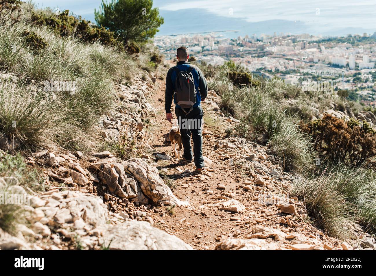 Walking down trail hi-res stock photography and images - Alamy