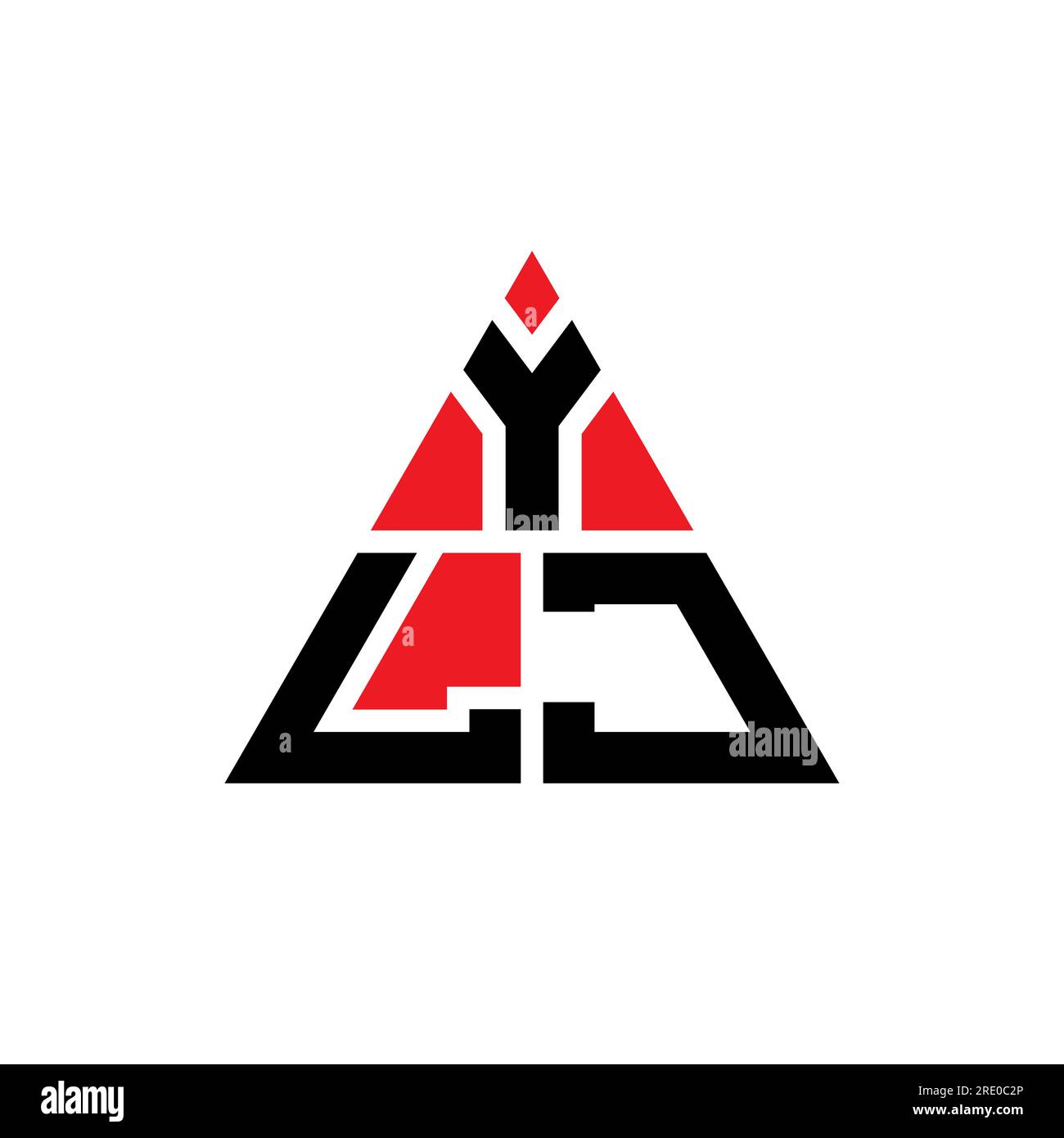 YLJ Triangle Letter Logo Design With Triangle Shape YLJ Triangle Logo ylj-triangle-letter-logo-design-with-triangle-shape-ylj-triangle-logo