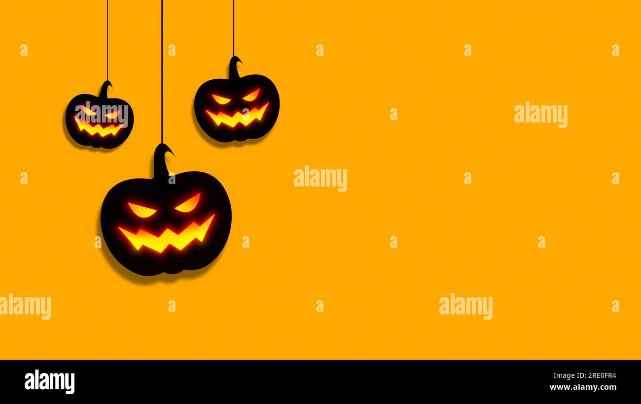 Scary halloween pumpkins party hi-res stock photography and images - Alamy