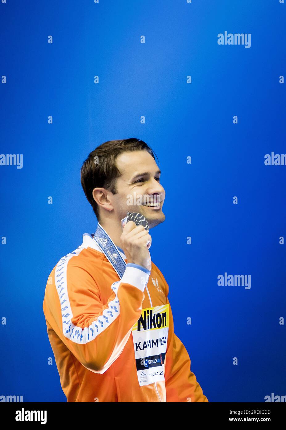 FUKUOKA - Arno Kamminga during the celebration of 100 school men during ...