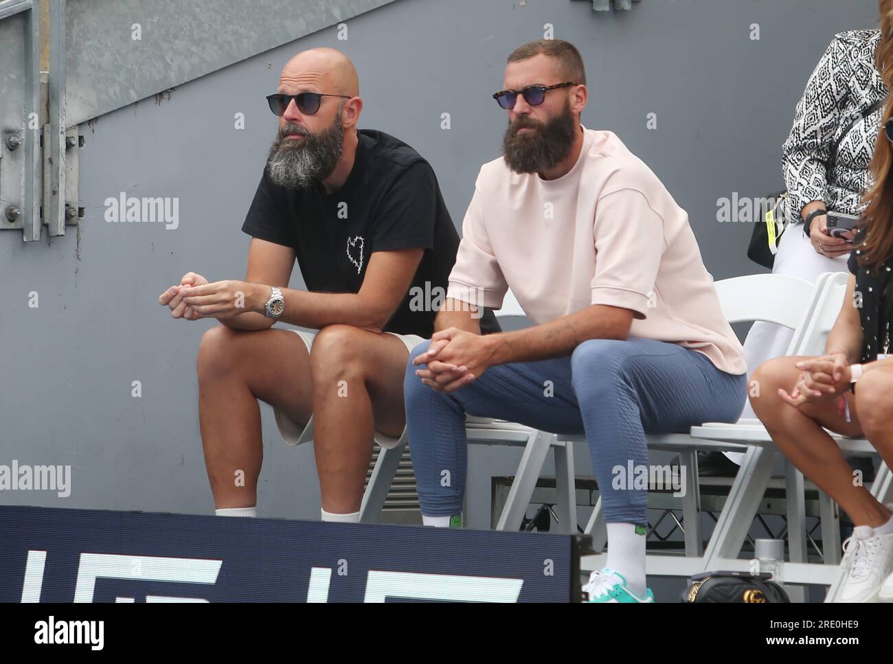 Carson, Ca. 23rd July, 2023. Benoit Paire at the UTS - Ultimate Tennis Showdown Finals at the Dignity Health Sports Park in Carson, California on July 23, 2023. Credit: Faye Sadou/Media Punch/Alamy Live News Stock Photo