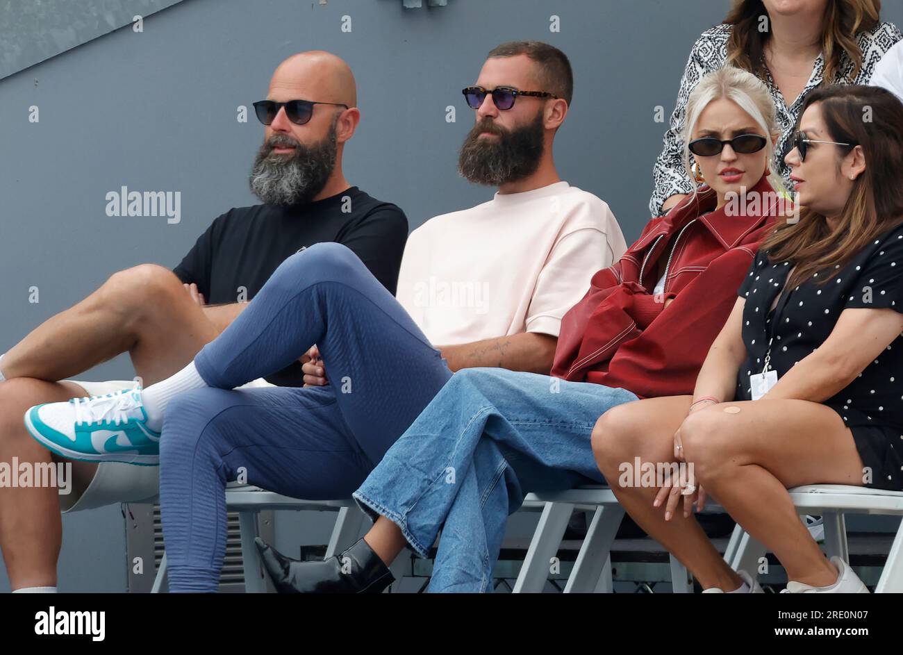 Carson, Ca. 23rd July, 2023. Benoit Paire at the UTS - Ultimate Tennis Showdown Finals at the Dignity Health Sports Park in Carson, California on July 23, 2023. Credit: Faye Sadou/Media Punch/Alamy Live News Stock Photo