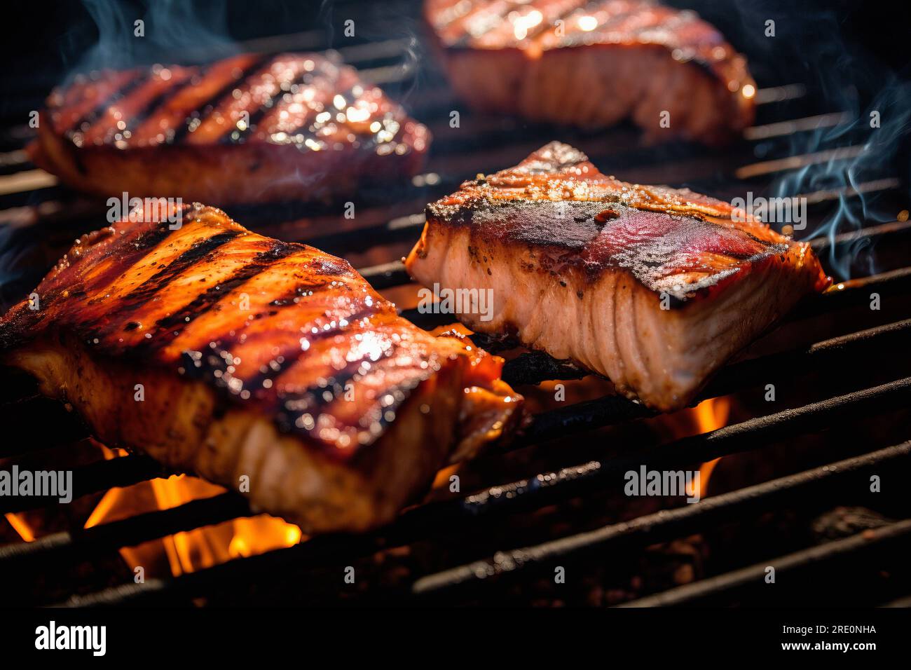 Bar b q swordfish hires stock photography and images Alamy