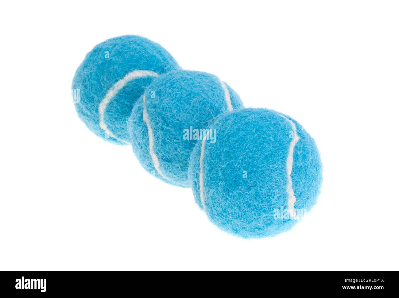 blue tennis ball isolated on white background Stock Photo - Alamy