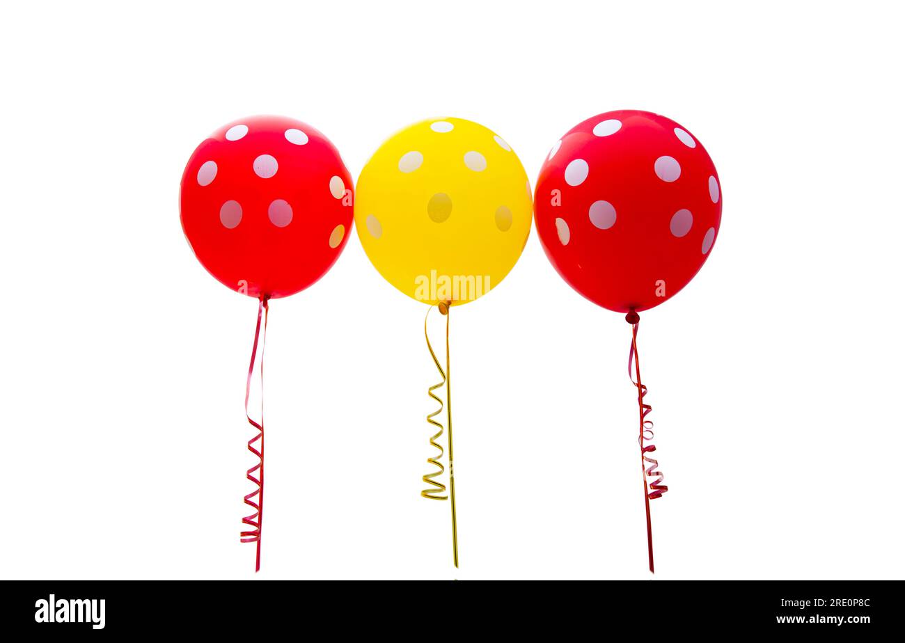 balloons isolated on white background Stock Photo - Alamy