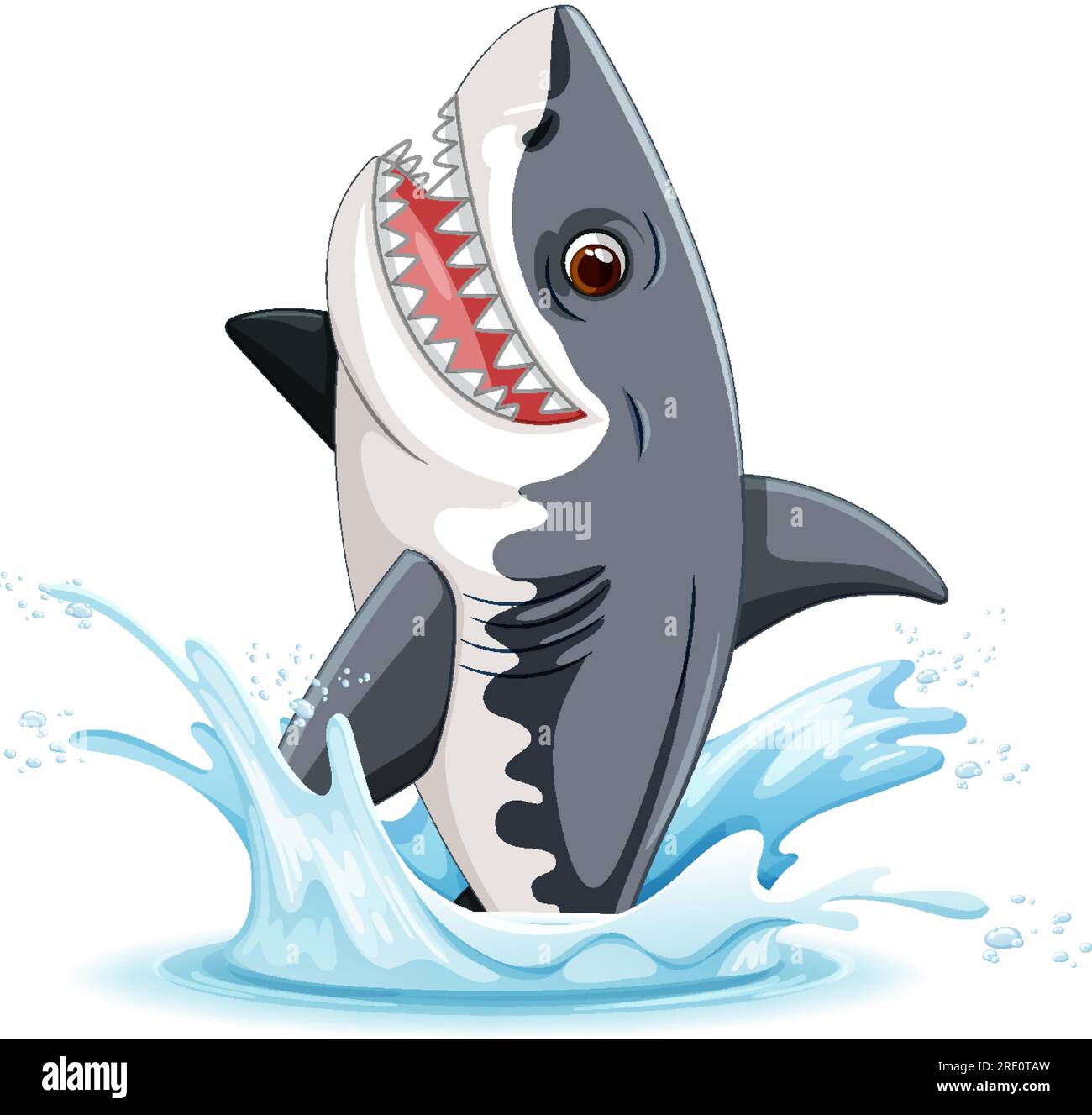 Cartoon Sharks In Water Cartoon Sharks In Water