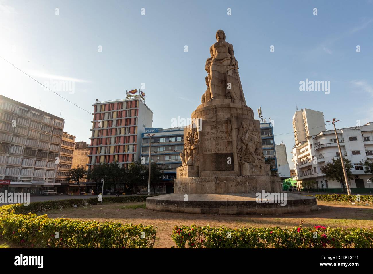 Monument to the Great War, Monument to the Dead of the First World War, near Maputo railway station Stock Photo