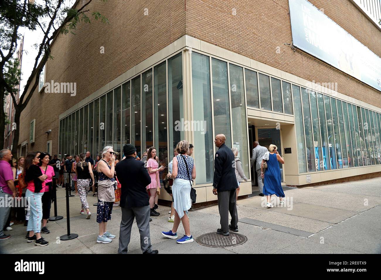 New York, NY, USA. 24th July, 2023. Atmosphere, exterior at Live With Kelly And Mark show at the ABC Lincoln Center Studios. Credit: Steve Mack/Alamy Live News Stock Photo