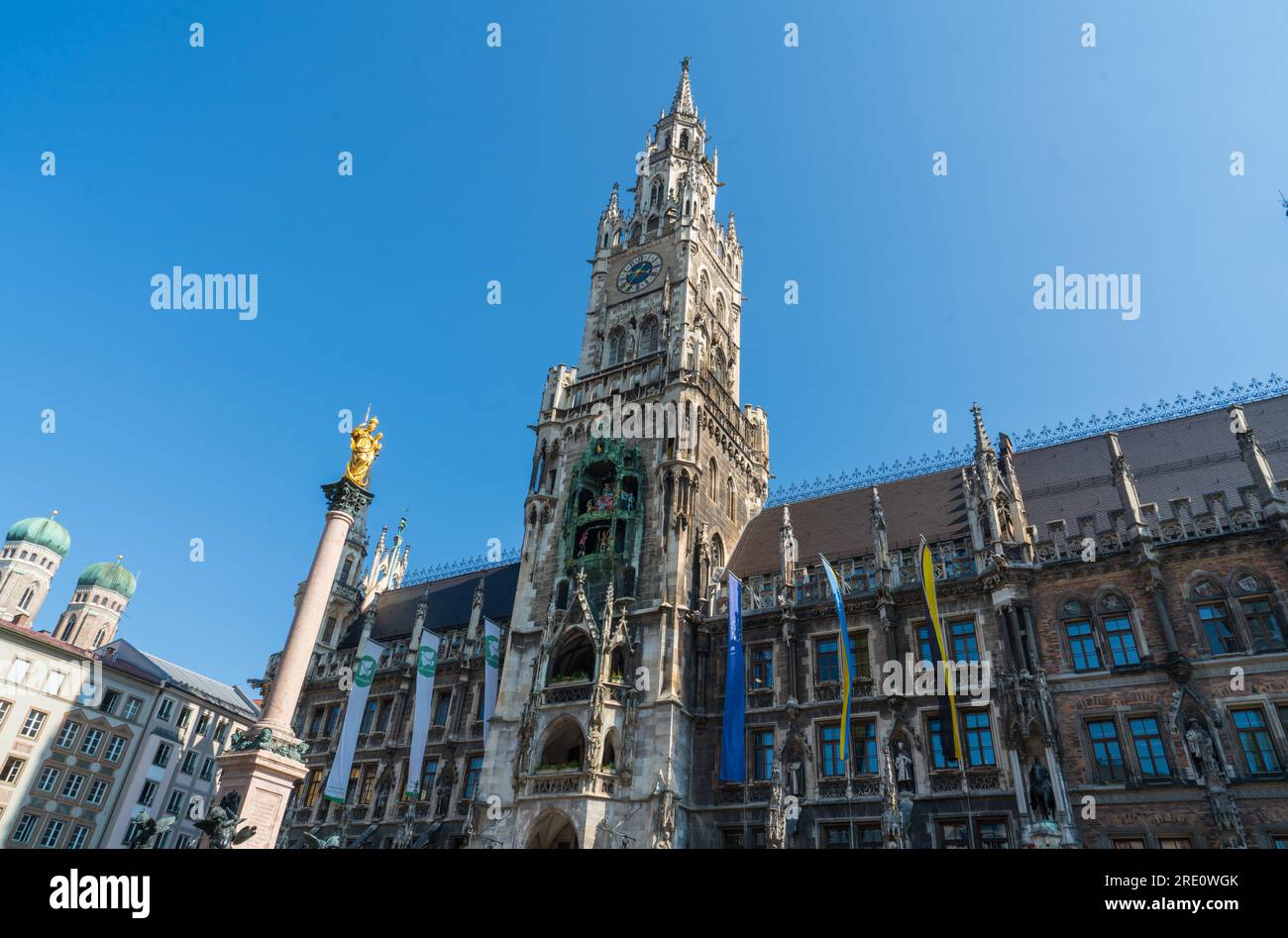 The towering bell tower. The most famous puppet clock show in the world ...