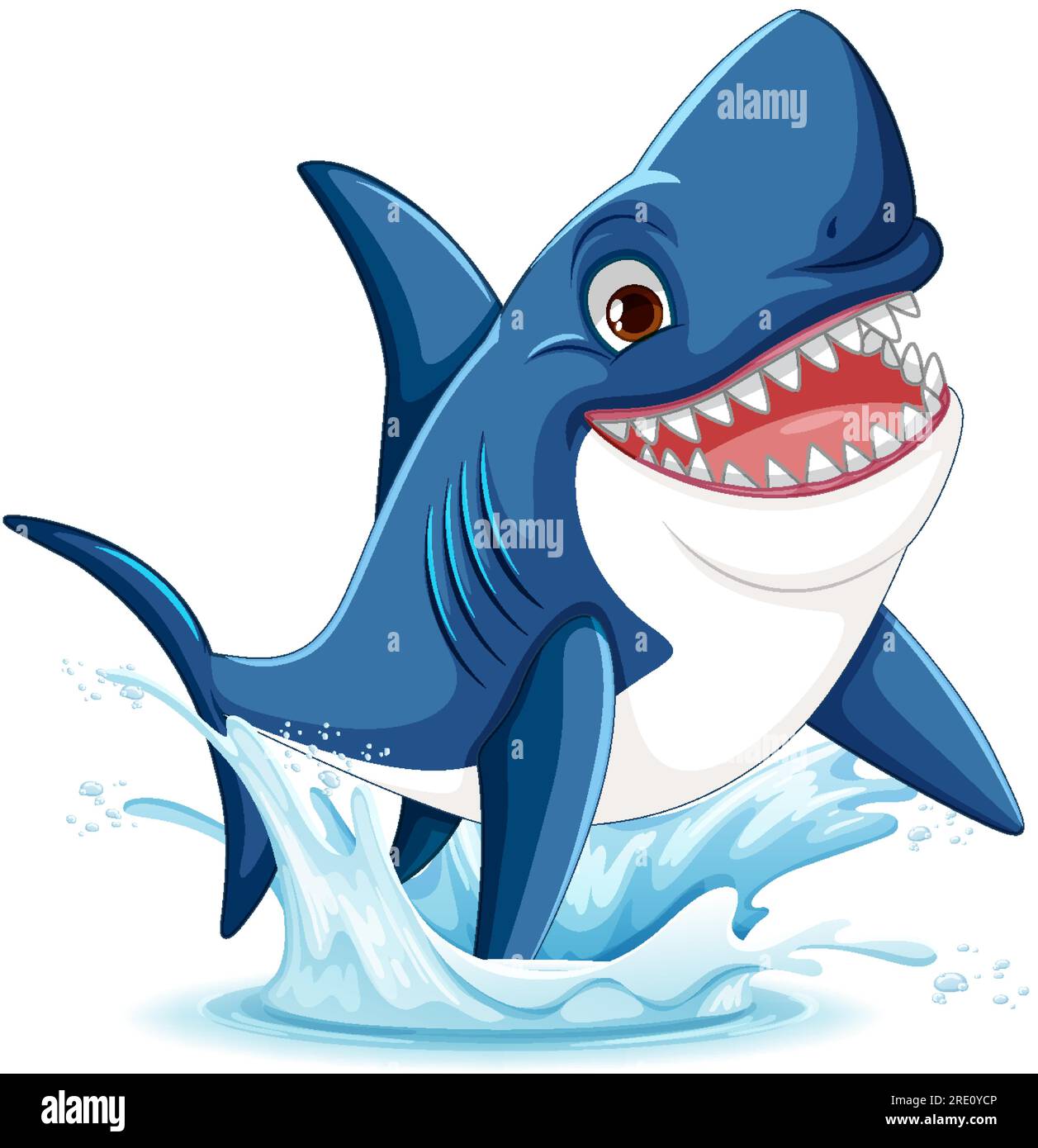 Shark smiling Stock Vector Images - Page 2 - Alamy