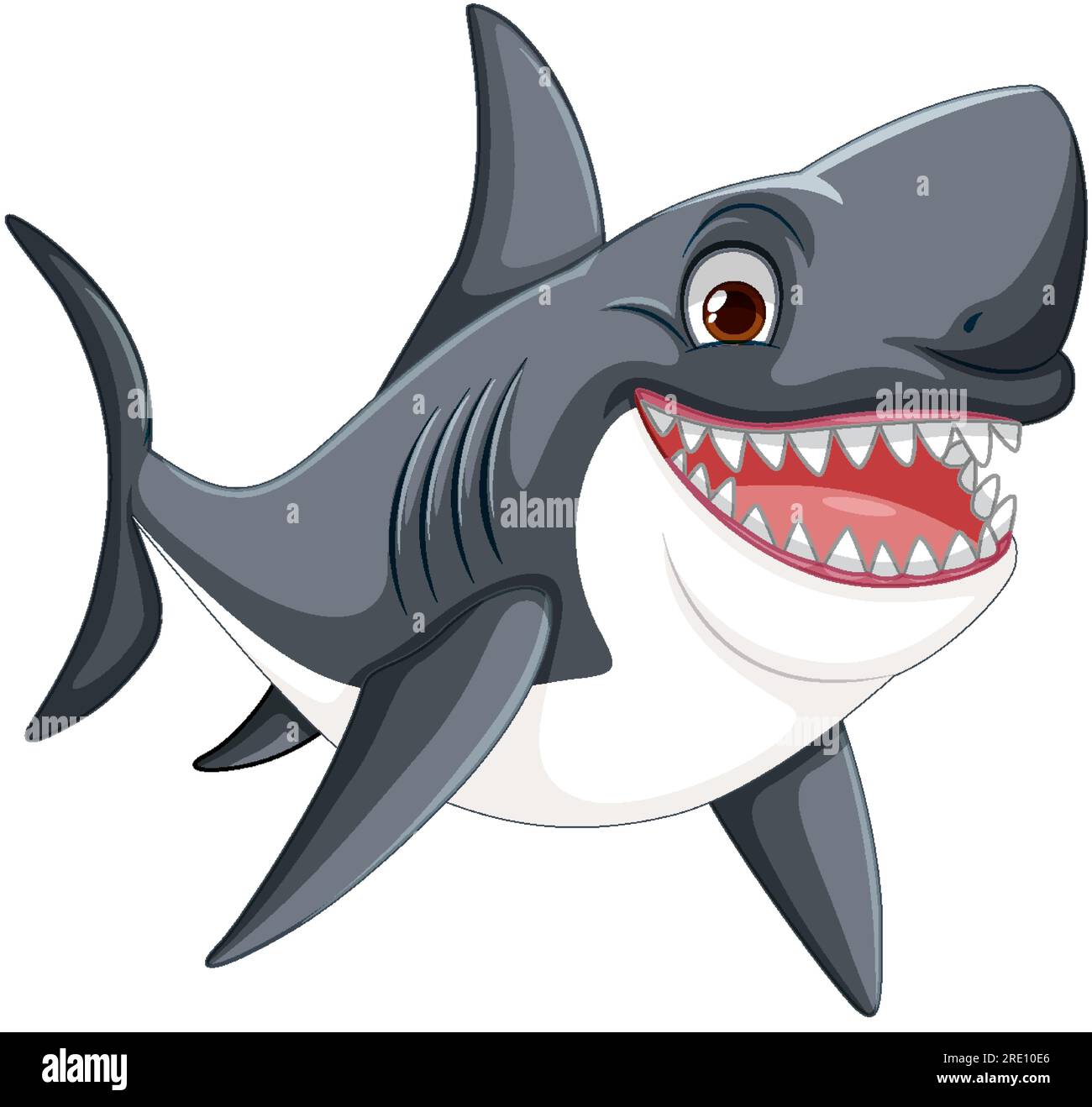 Shark smiling Cut Out Stock Images & Pictures - Page 3 - Alamy