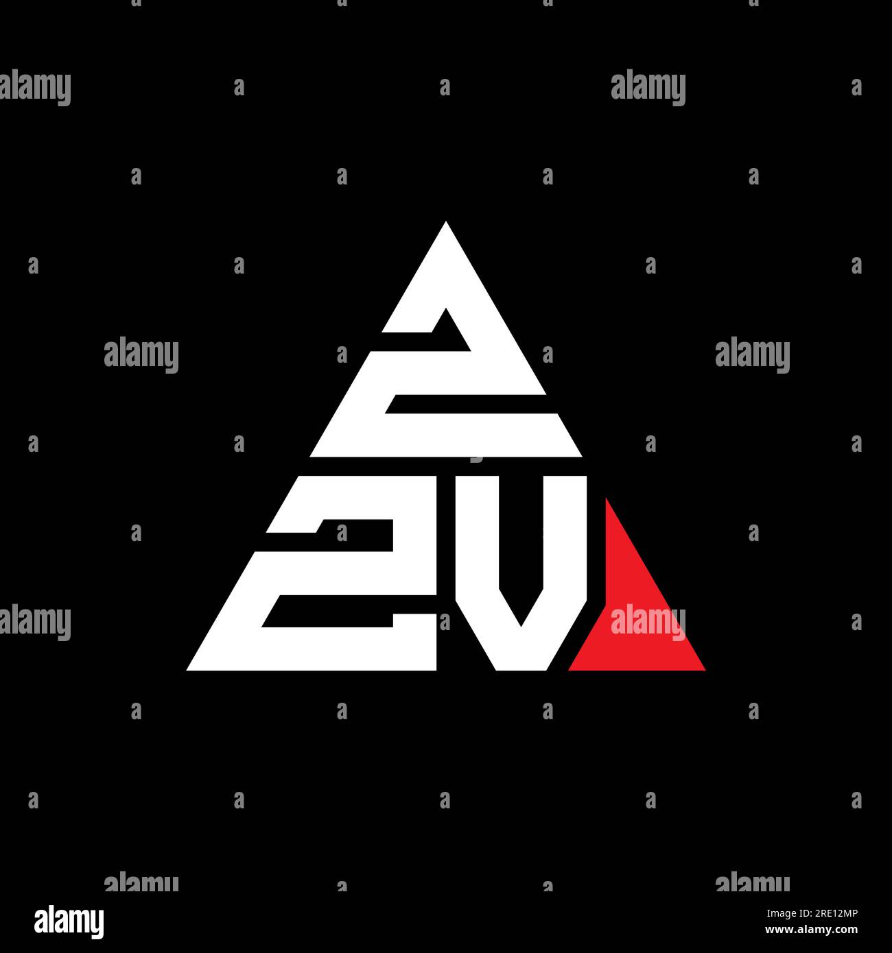 Zzv ZZV triangle letter logo design with triangle shape. ZZV triangle logo ...