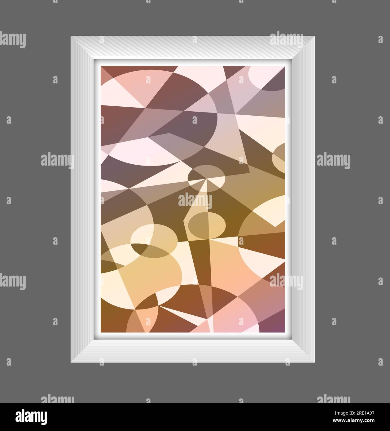 Abstract art. The idea of wall design. A painting with a colorful