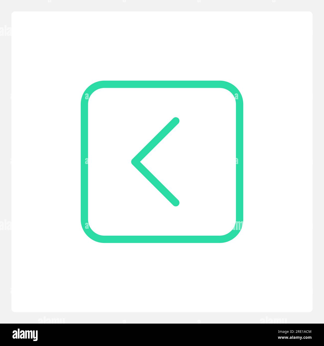Hover back direction UI element template Stock Vector Image & Art - Alamy