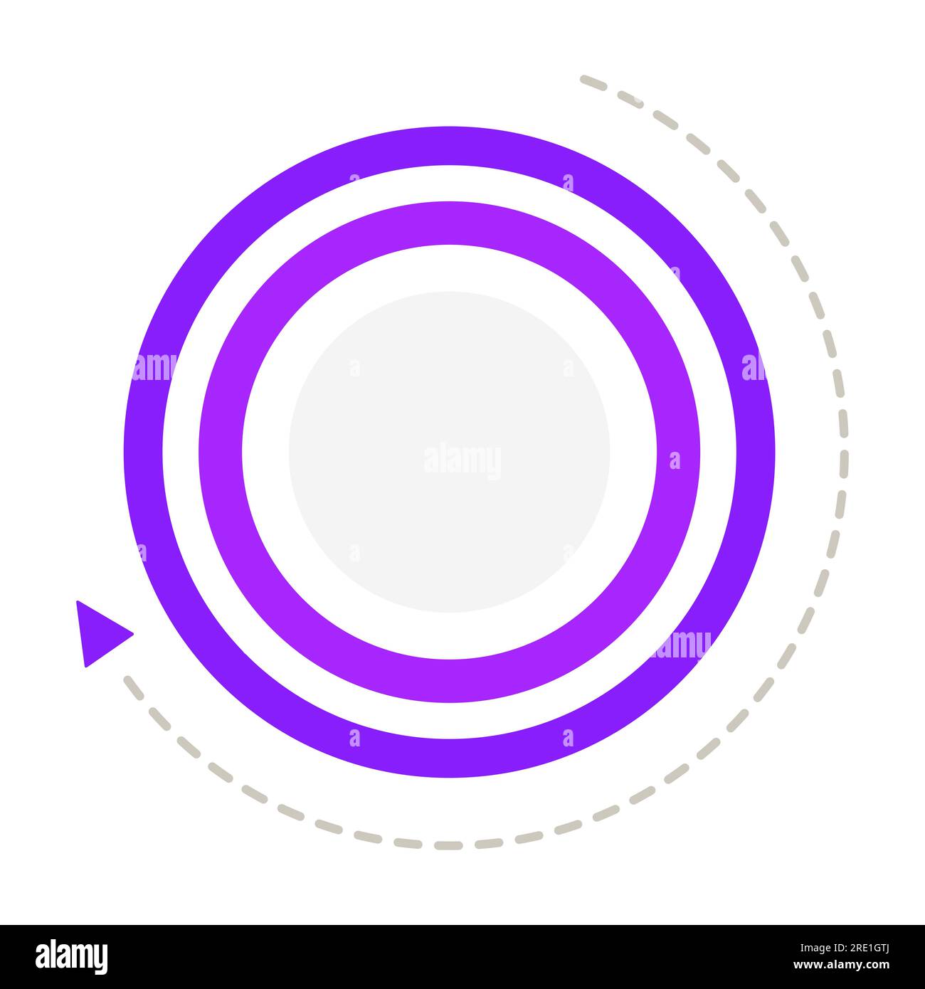 Purple circles and arrow brochure element design Stock Vector Image & Art Alamy