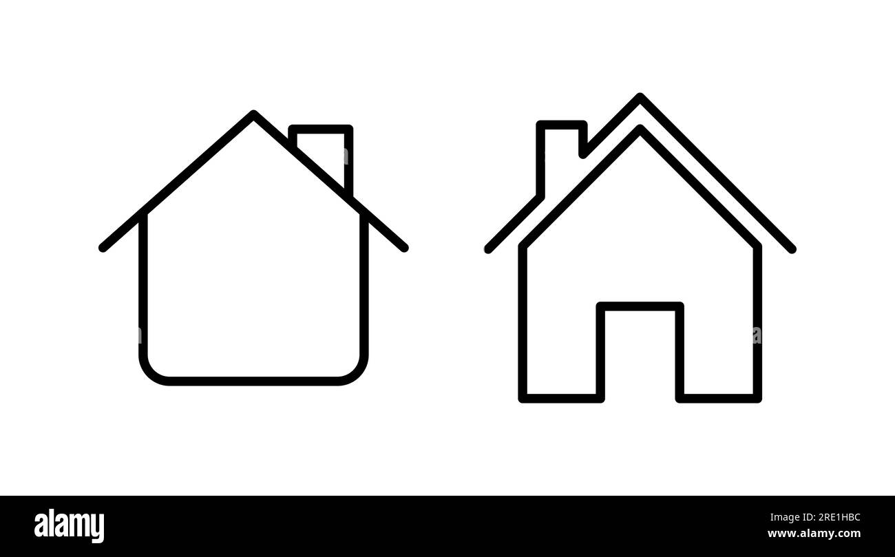 Home icon vector. House vector icon Stock Vector Image & Art - Alamy