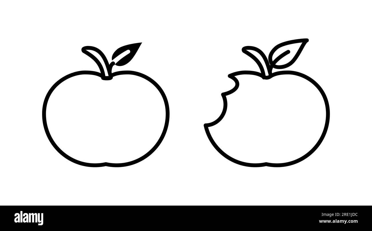 Apple icon vector. apple symbol Stock Vector Image & Art Alamy