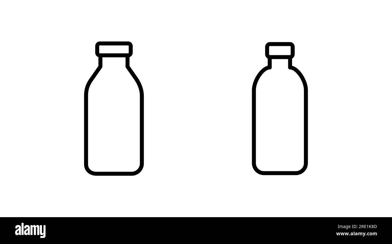 bottle icon vector. bottle icon in trendy flat design Stock Vector ...