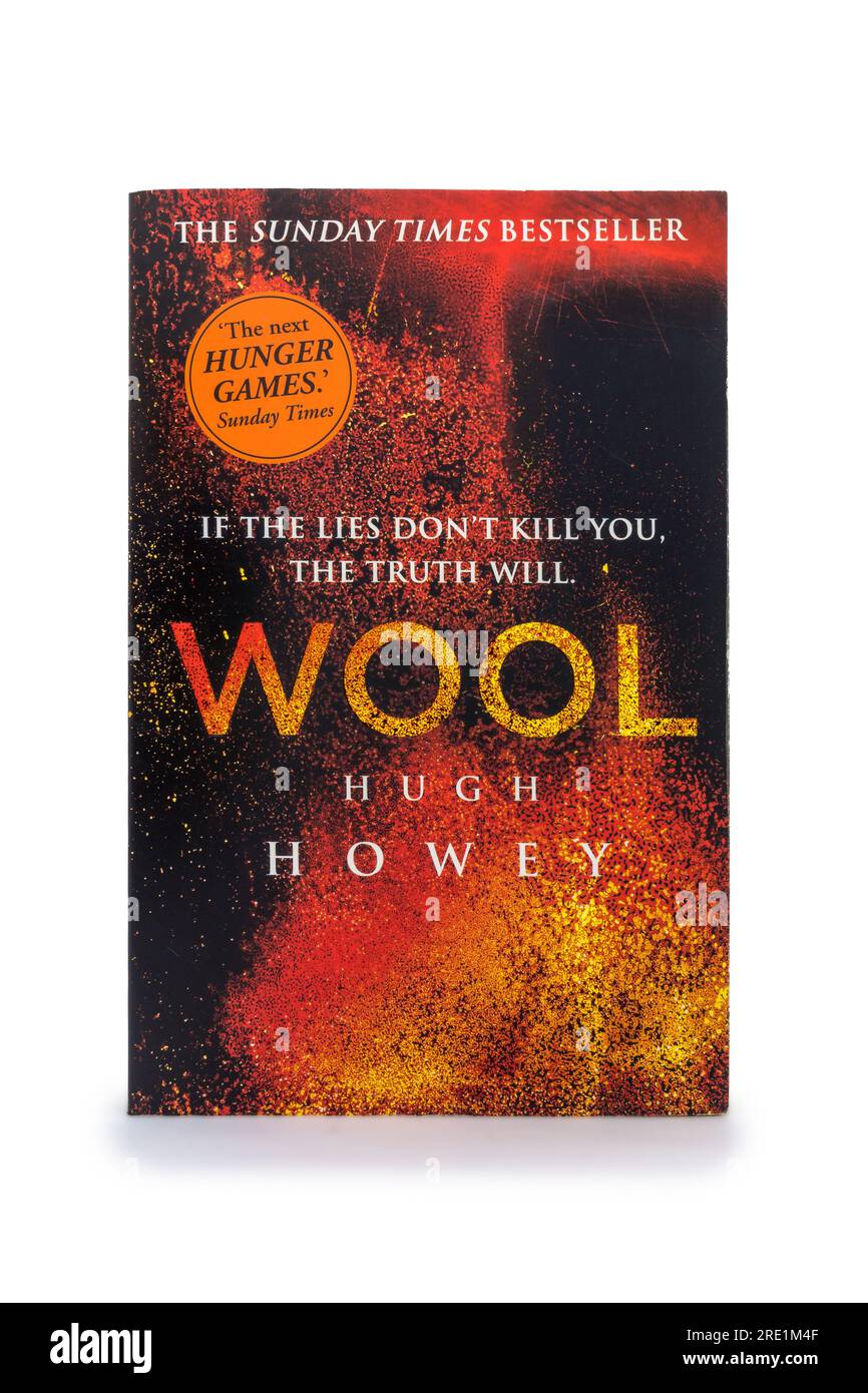 Wool by Hugh Howey isolated on white background. Lahti, Finland. June 1