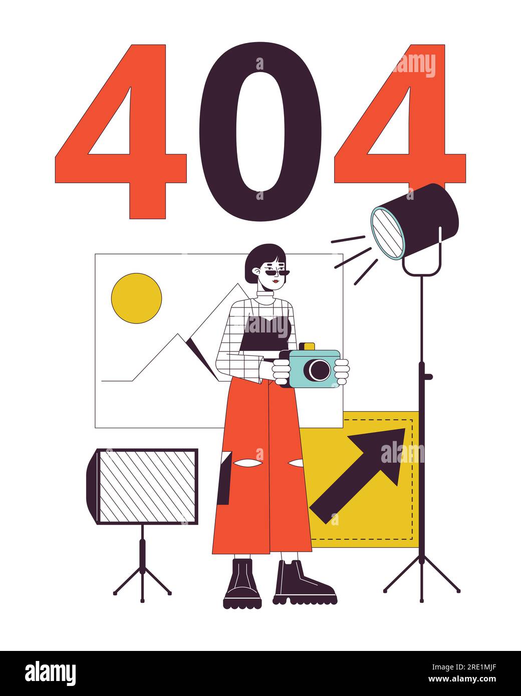 Photograph error Stock Vector Images - Alamy