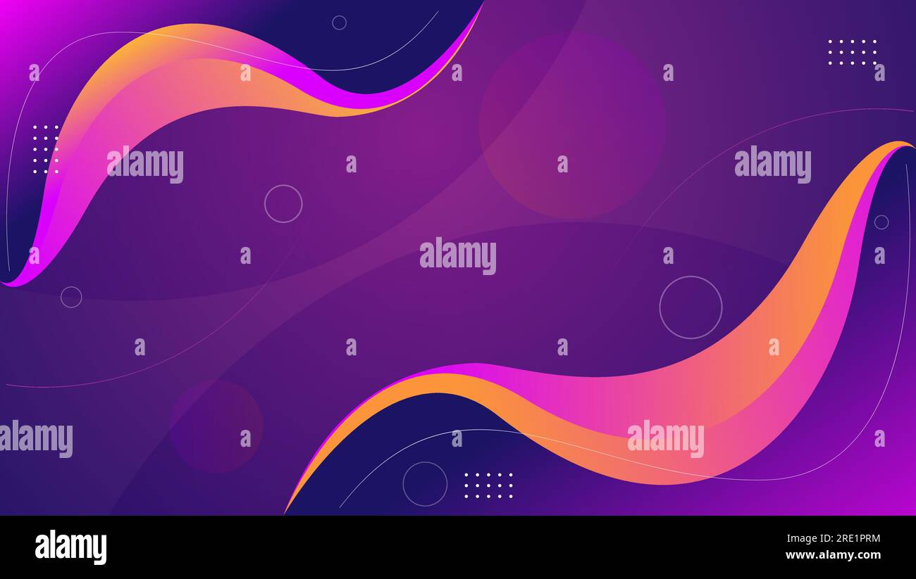 abstract gradient wave pink and orange background Stock Vector Image ...