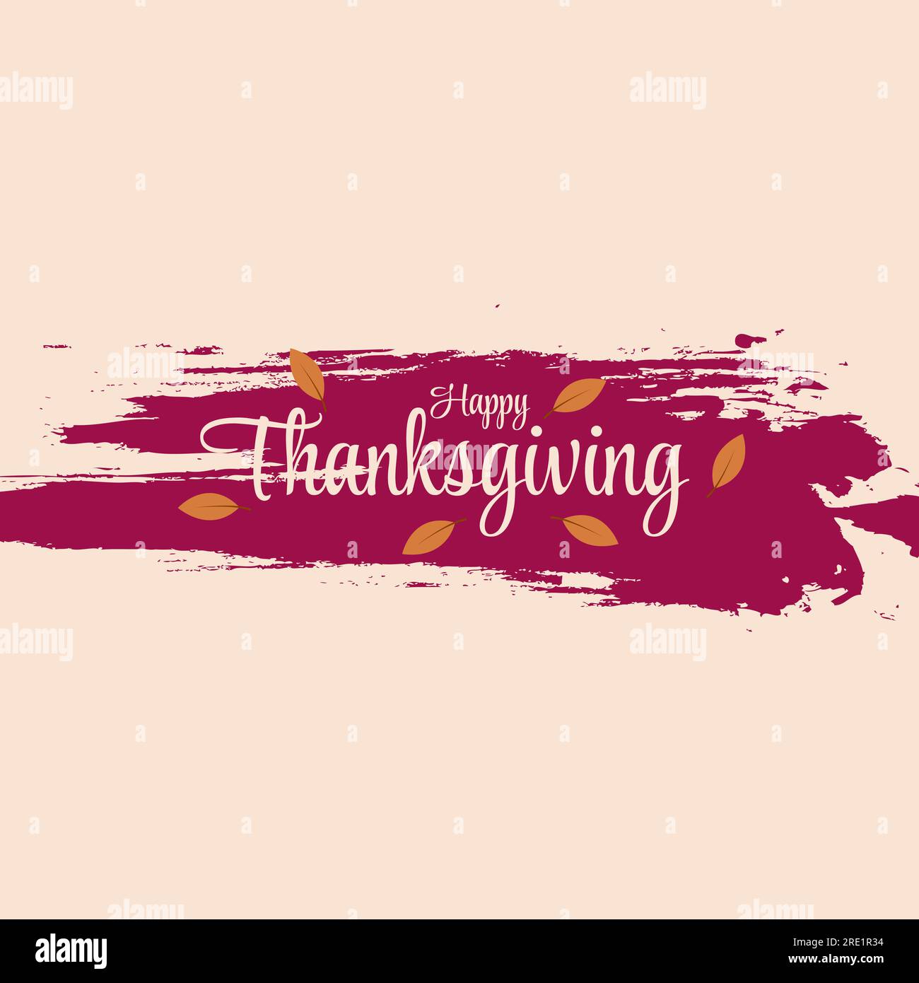 happy thanksgiving lettering badge. vector illustration Stock Vector