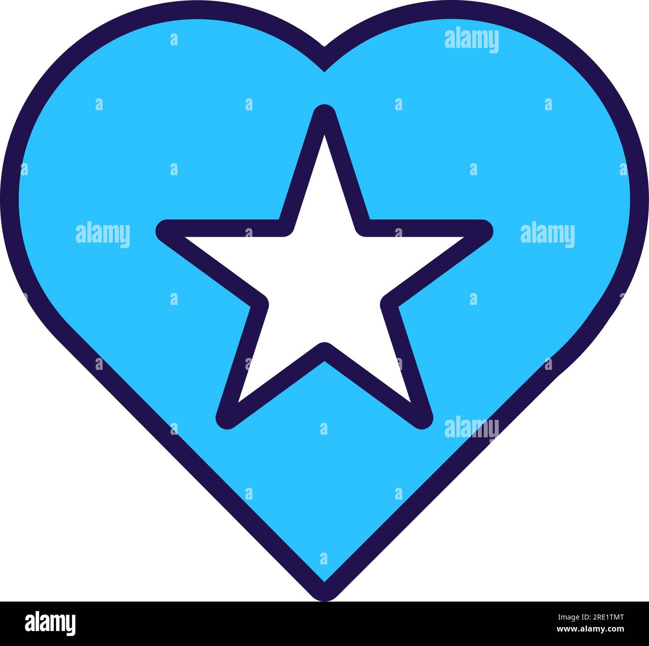 Patriot heart in national Somalia flag colors. Festive element