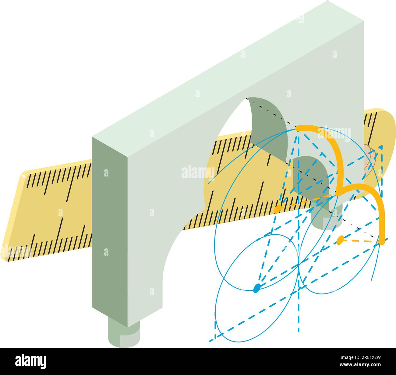 Building icon isometric vector. Volumetric arch project and large ...