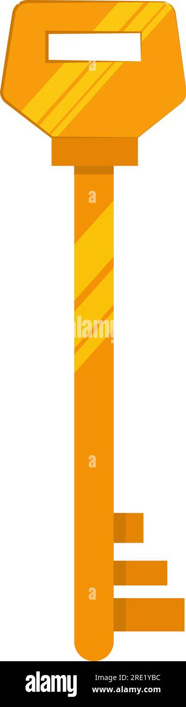 Golden vintage key illustration Stock Vector Image & Art - Alamy
