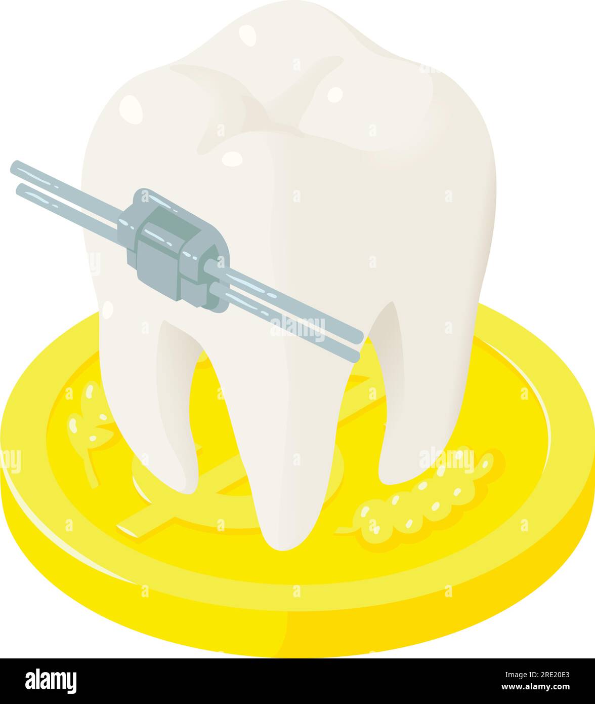 3d tooth wire on Stock Vector Images - Alamy