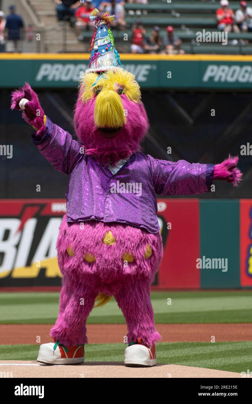 Slider, the Cleveland Guardians mascot celebrates 33years on the