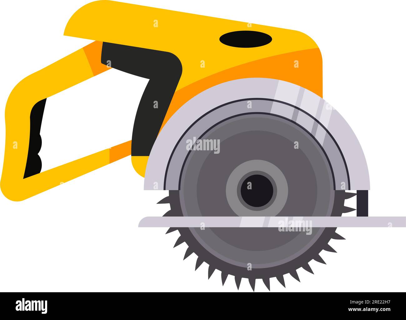 Gas chainsaw illustration Stock Vector Image & Art - Alamy