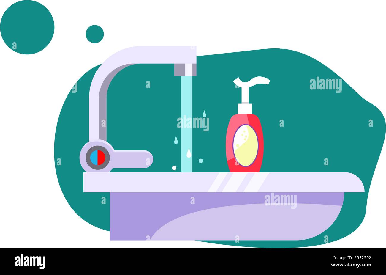 Bathroom sink illustration Stock Vector Image & Art Alamy