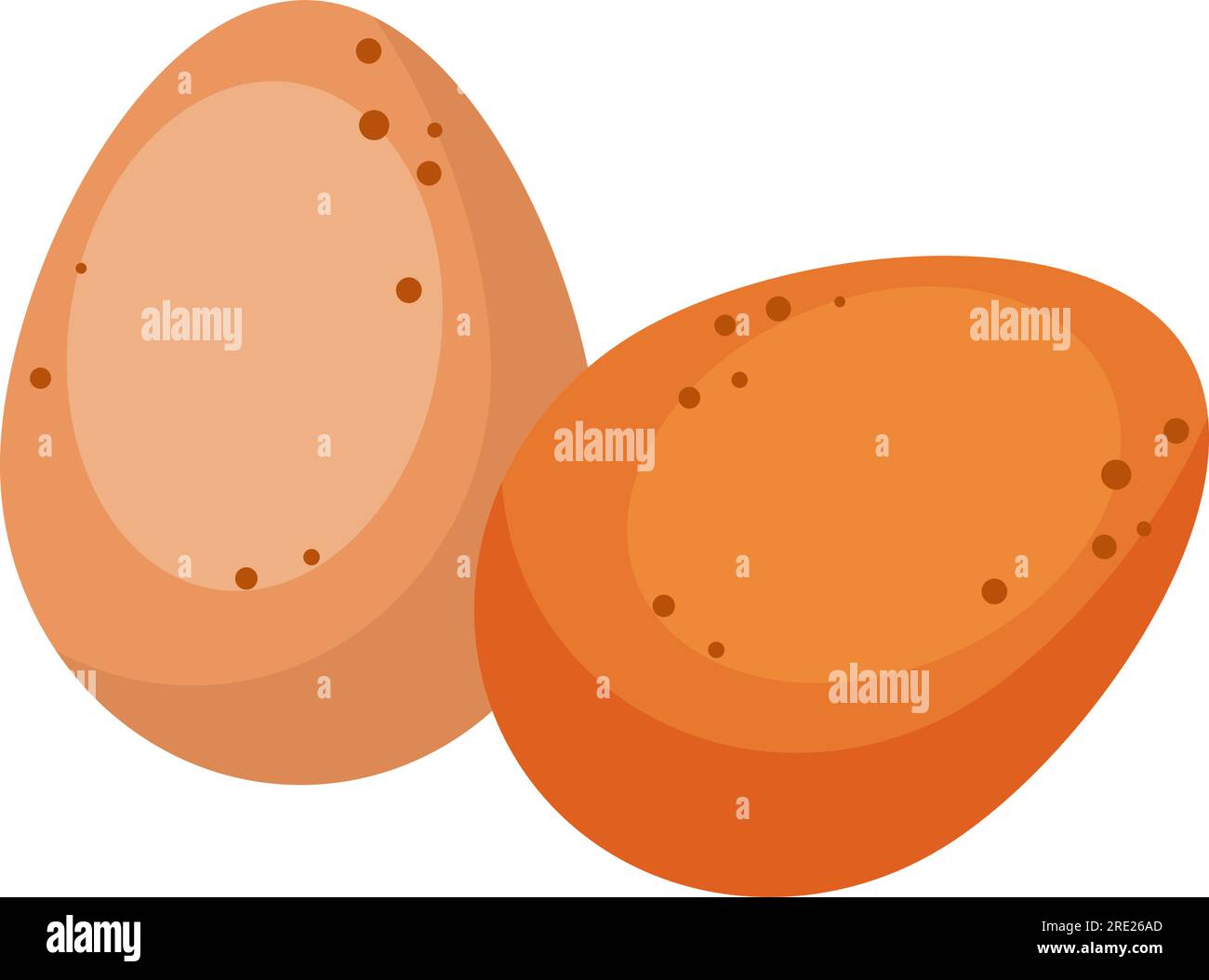 Two eggs illustration Stock Vector Image & Art Alamy