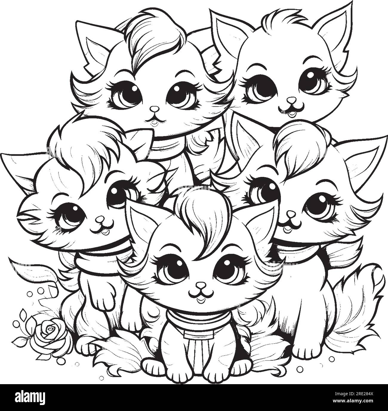 mandala coloring pages for kids and adults Stock Vector Image & Art Alamy