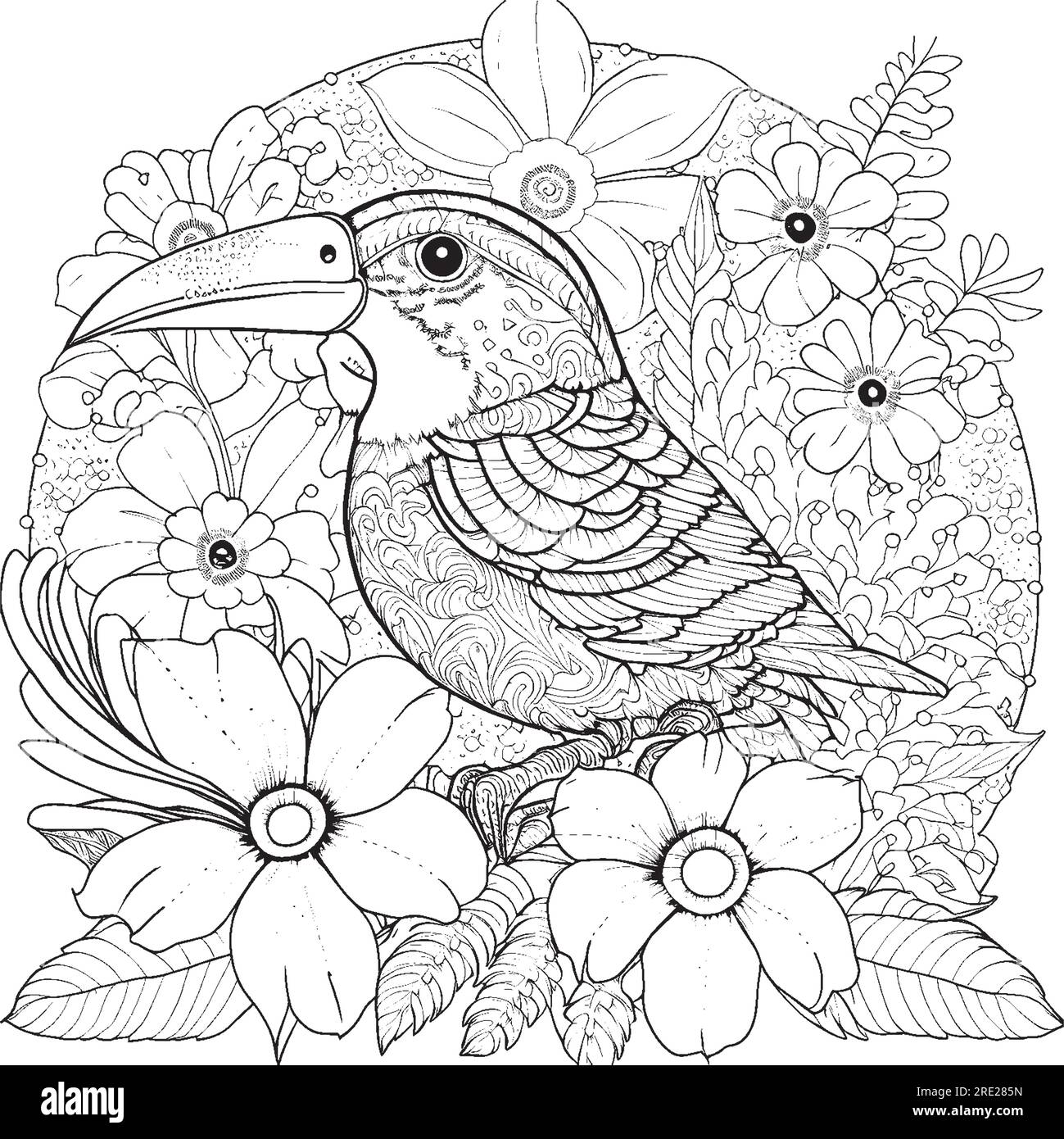 mandala coloring pages for kids and adults Stock Vector Image & Art Alamy
