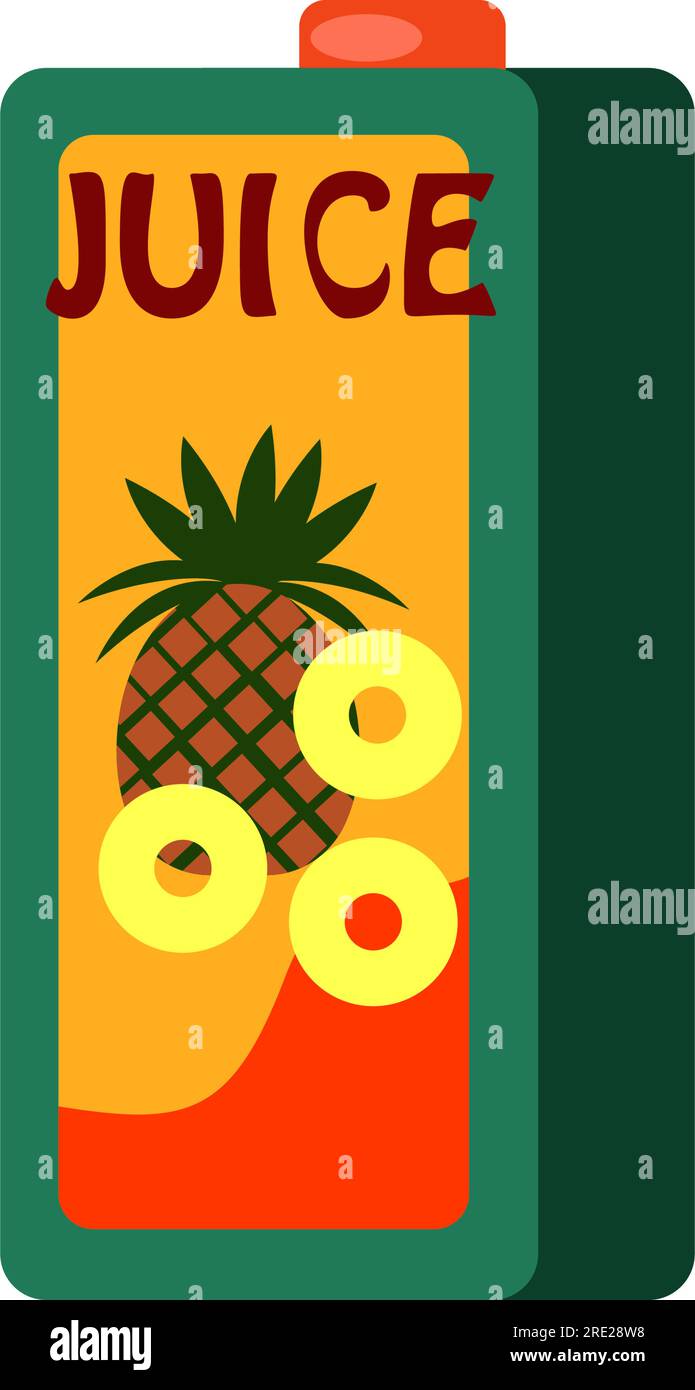 Pineapple juice. Carton pack Stock Vector Image & Art Alamy
