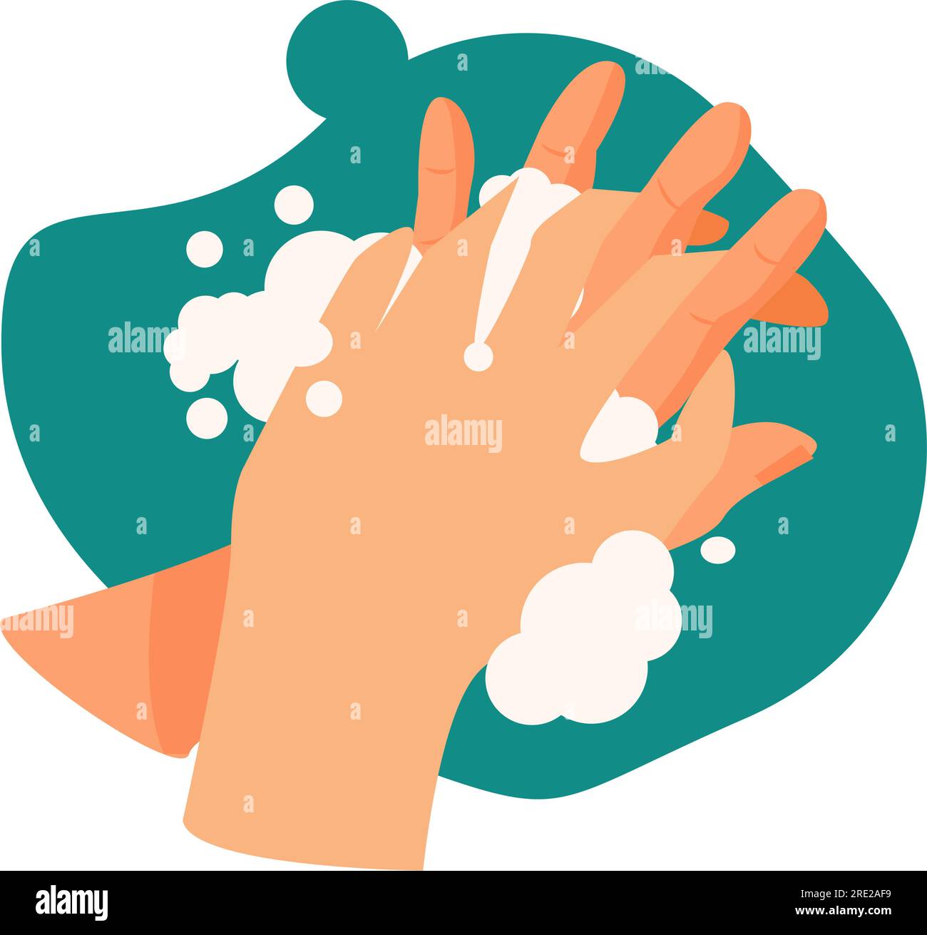 Hands washing illustration Stock Vector Image & Art Alamy