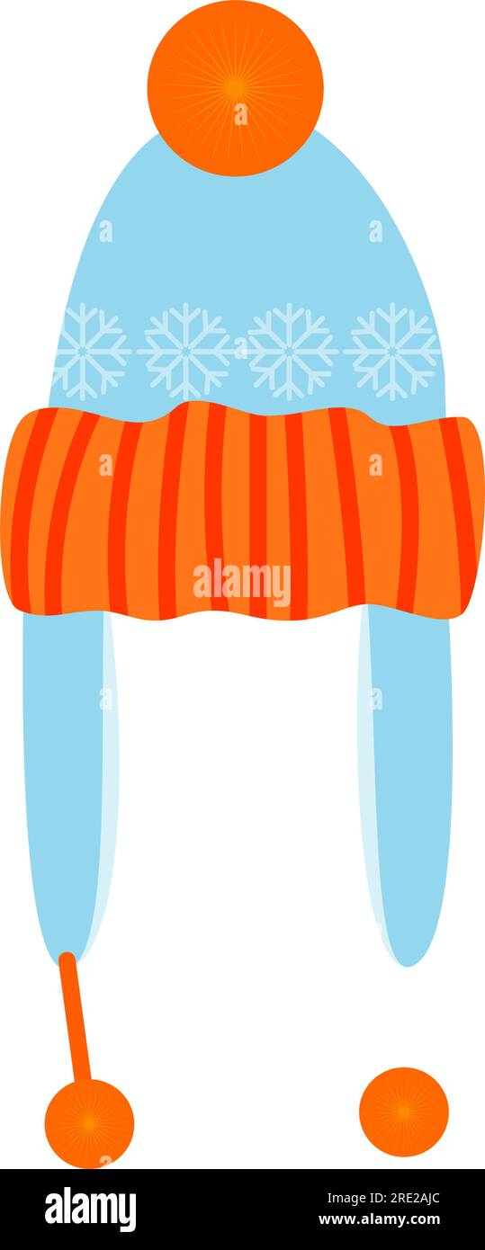 Blue and orange hat illustration Stock Vector Image & Art Alamy