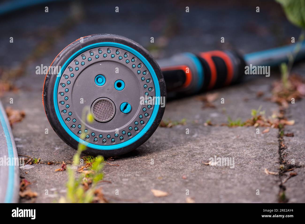 Green plastic garden hose nozzle hi-res stock photography and images ...