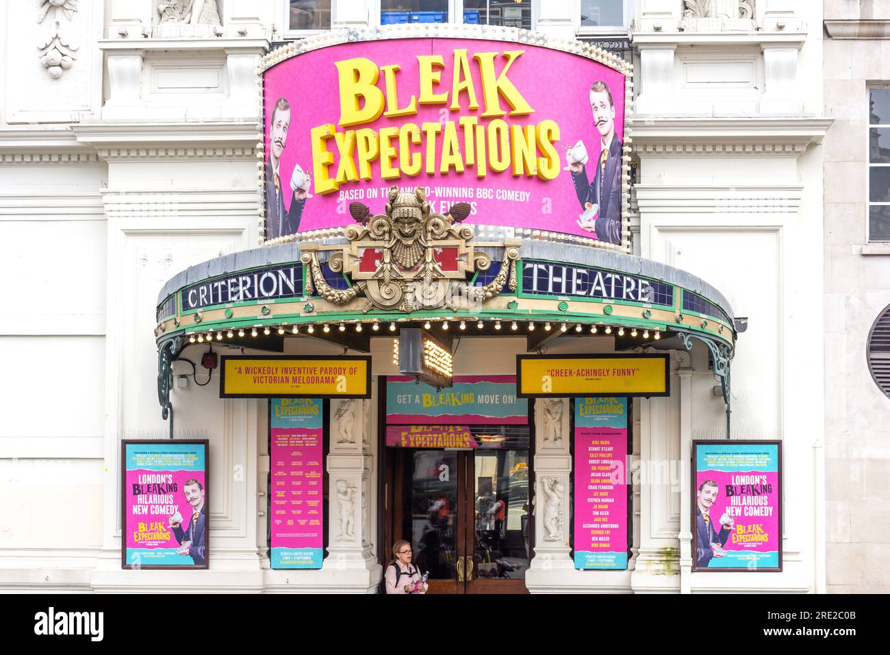 Bleak Expectations comedy at The Criterion Theatre, Piccadilly Circus, City of Westminster, Greater London, England, United Kingdom Stock Photo