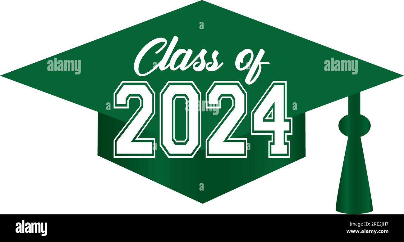 Green Class of 2025 Graduation Cap Graphic Stock Vector Image & Art Alamy