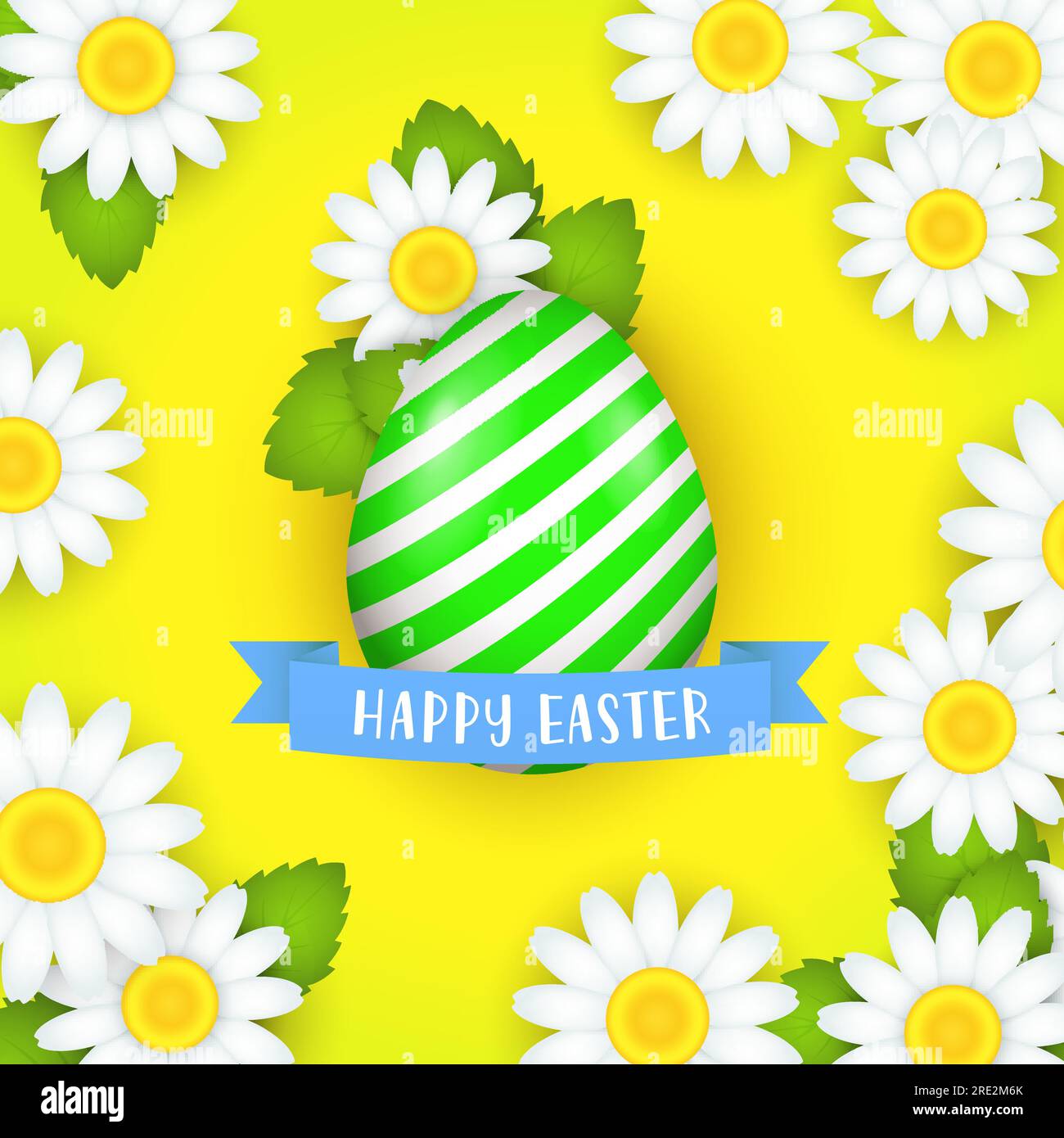 happy-easter-poster-design-green-egg-stock-vector-image-art-alamy