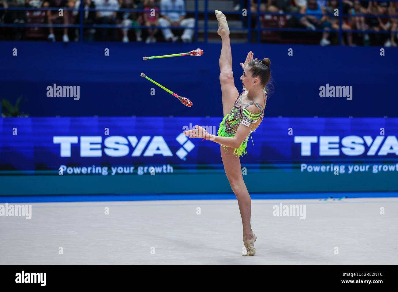 Milan, Italy. 23rd July, 2023. Atamanov Daria (ISR) performs during the