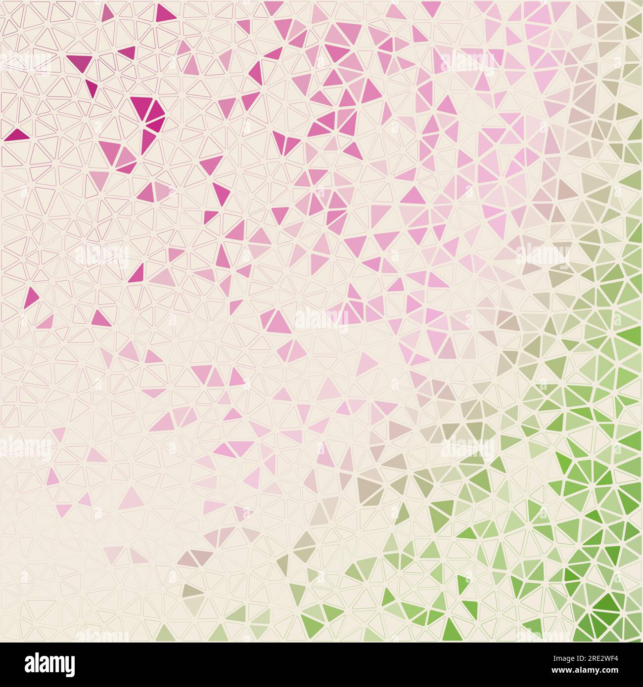 Abstract geometric background. Appealing scattered low poly triangles with colored gradient. Stylish vector illustration. Stock Vector