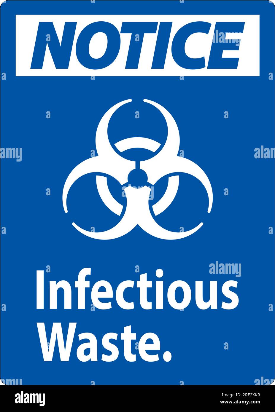 Notice Label Infectious Waste Sign Stock Vector Image & Art Alamy