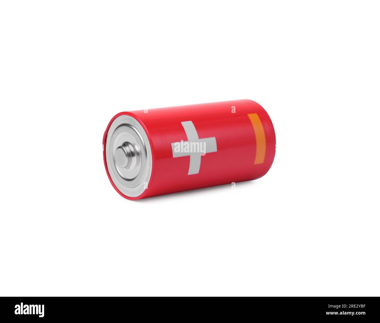 New C size battery isolated on white Stock Photo Alamy